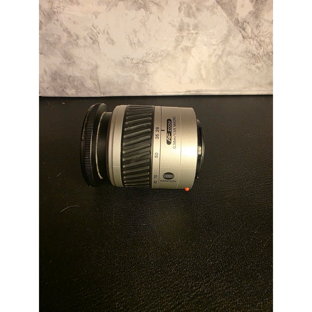Minolta AF Zoom 28-80mm f/3.5-5.6 Macro Lens Silver for Sony A Mount Maxxum